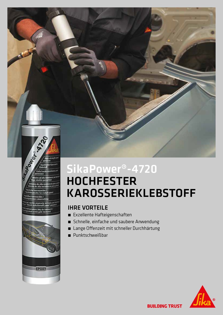 SikaPower®-4720 – Karosserieklebstoff