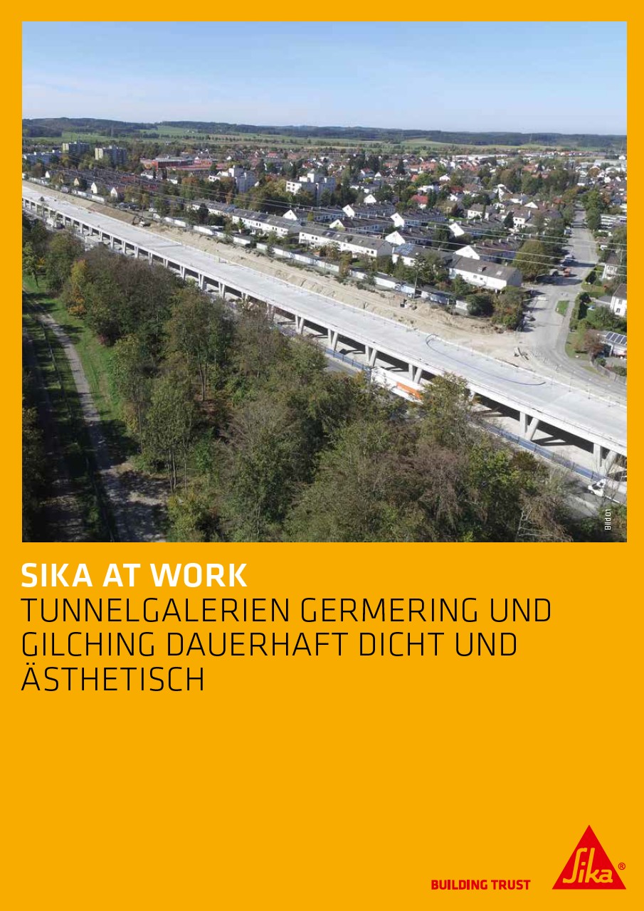 Sika at Work: Tunnelgalerie Germering und Gilching
