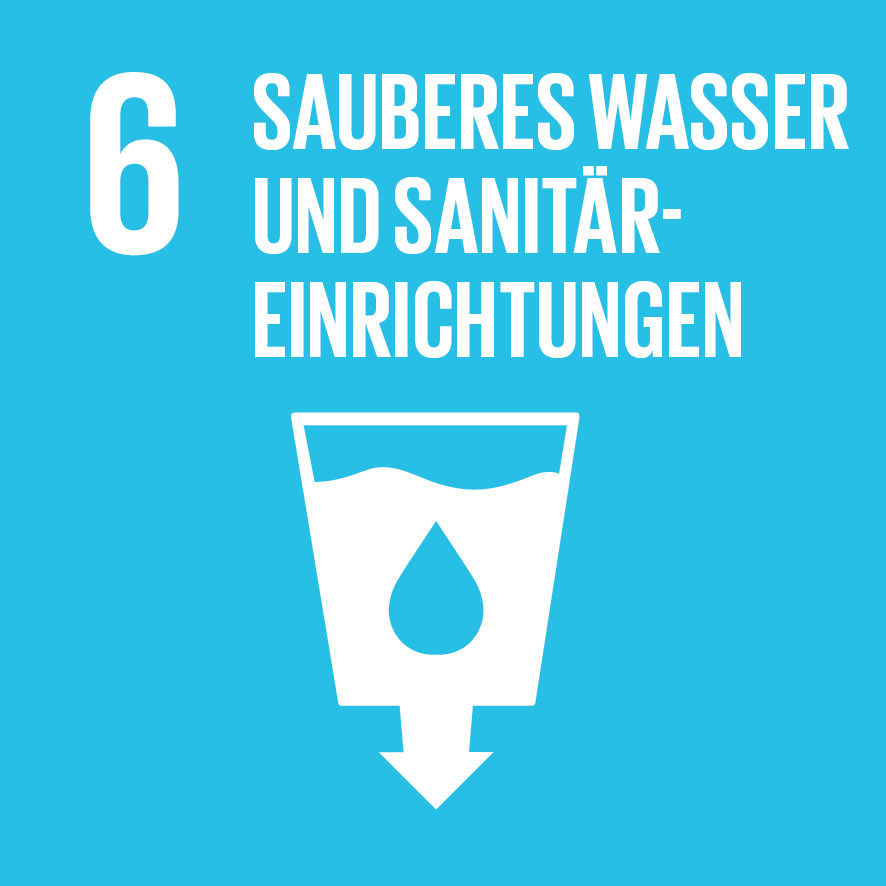 Sustainable Development Goal (SDG) 6 - Sauberes Wasser und Sanitäreinrichtungen