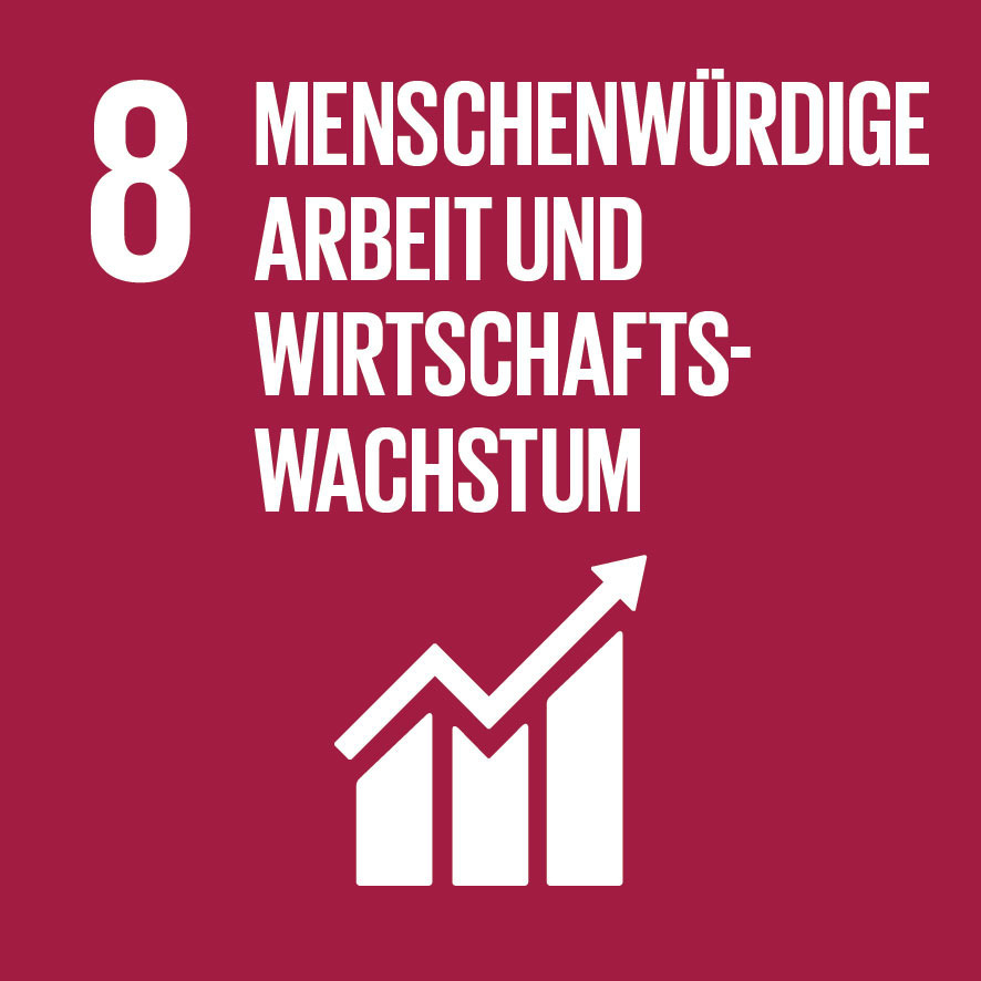 Sustainable Development Goal (SDG) 8 - Menschenwürdige Arbeit und Wirtschaftswachstum